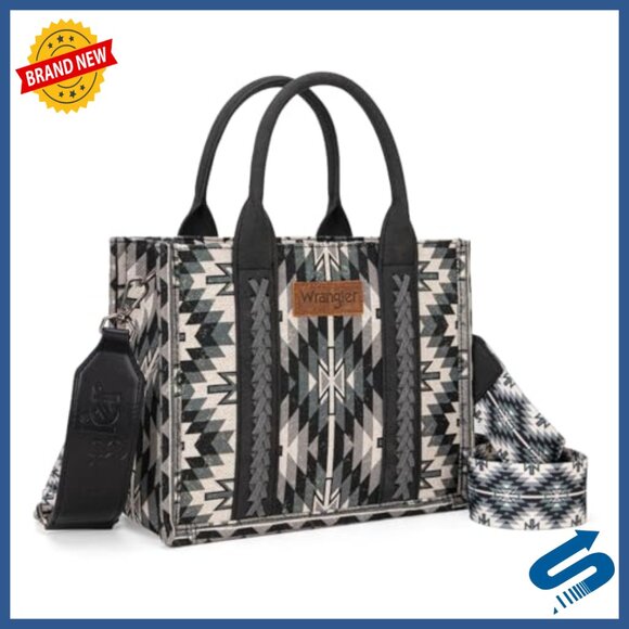 Medium Vegan Leather Tote Bag with Detachable Guitar Strap and Zippered - Picture 4 of 7